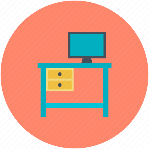 Furniture, home interior, monitor, tv stand, tv trolley icon - Download on Iconfinder