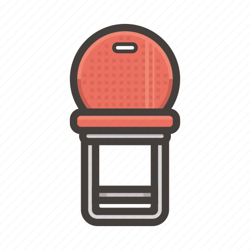 Chair, red, furniture, interior, seat icon - Download on Iconfinder