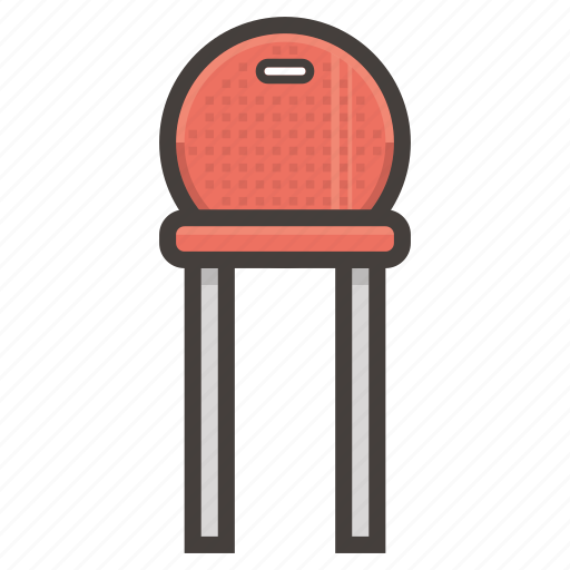 Chair, kitchen, red, furniture icon - Download on Iconfinder