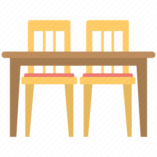 Dining table, furniture, restaurant table, table and chairs icon - Download on Iconfinder