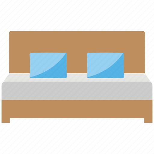 Bed, bedroom, double bed, furniture, queen bed icon - Download on Iconfinder