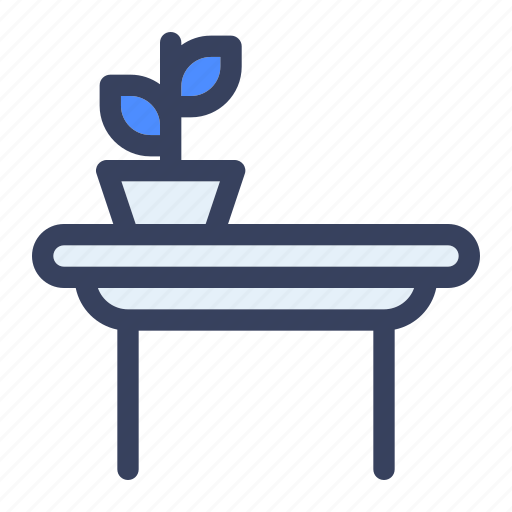Furniture, interior, plant, table icon - Download on Iconfinder