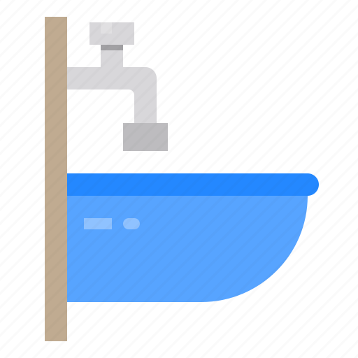 Sink, bath, bathroom, restroom, toilet icon - Download on Iconfinder