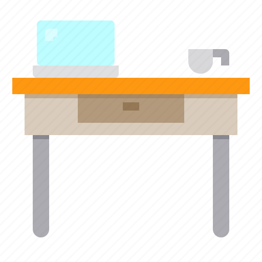 Table, working, desk, furniture, households, office icon - Download on Iconfinder
