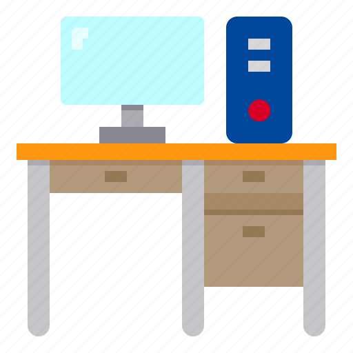 Table, working, desk, furniture, office icon - Download on Iconfinder