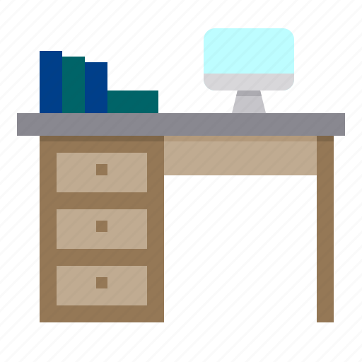 Table, working, desk, furniture, interior icon - Download on Iconfinder