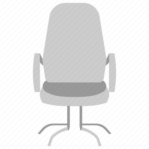 Furniture, flate, work, equipment, isolated, chair, seat icon - Download on Iconfinder