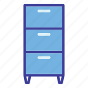 cabinets, storage, furniture, interior, desk, furniture and household, cupboard, home, drawer