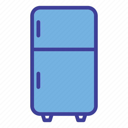 Refrigerator, fridge, freezer, kitchen, appliance, food, cold icon - Download on Iconfinder