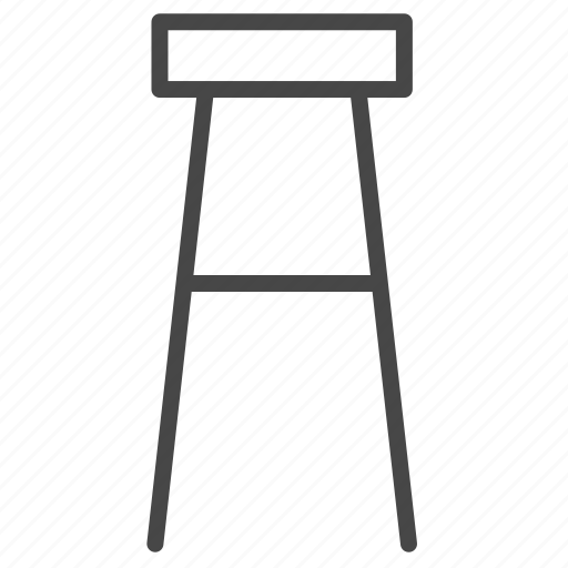 Furniture, room, appliance, stool, chair, bar stool icon - Download on Iconfinder