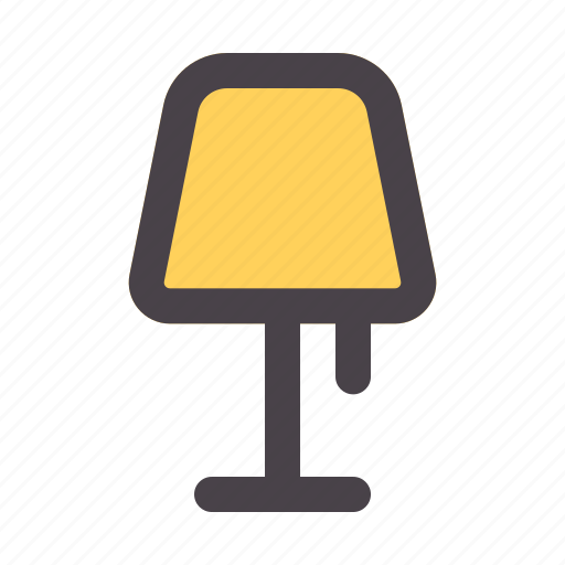 Desk, lamp, table, illumination, light icon - Download on Iconfinder