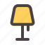 desk, lamp, table, illumination, light 