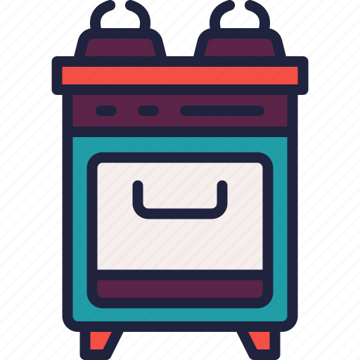 Stove, oven, cook, kitchen, appliance icon - Download on Iconfinder