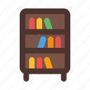 bookcase, bookshelf, shelf, storage, library