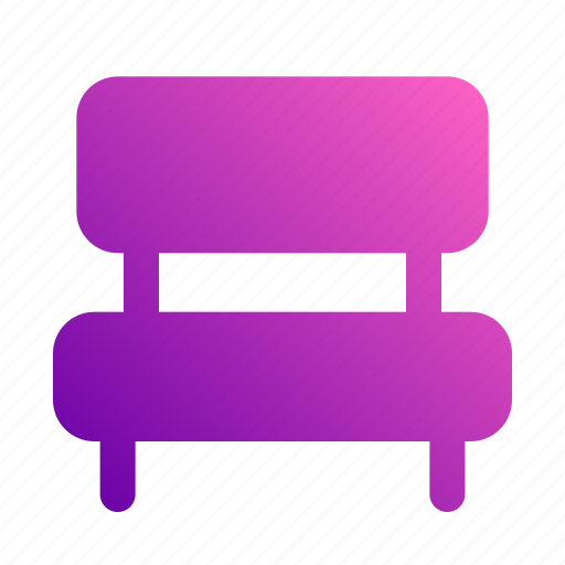 Bench, seat, chair, furniture, park icon - Download on Iconfinder