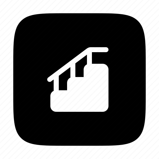 Stairs, stair, building, construction, furniture, and, household icon - Download on Iconfinder