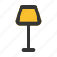 lamp, night, stand, furniture, and, household, home, decoration 