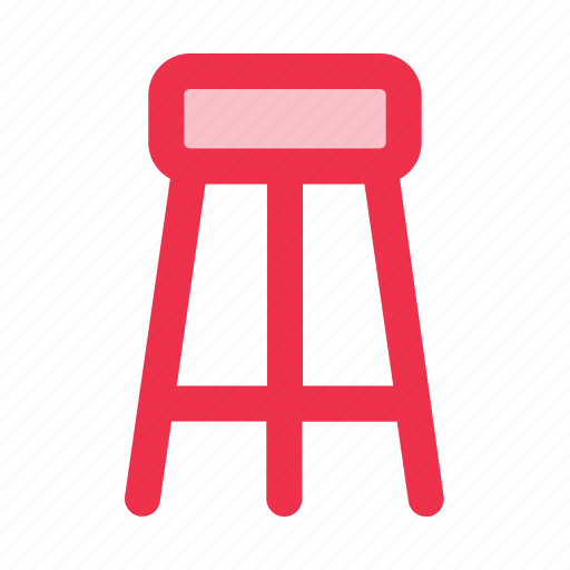 Chair, stool, bar, wooden, furniture, and, household icon - Download on Iconfinder