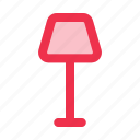 lamp, night, stand, furniture, and, household, home, decoration