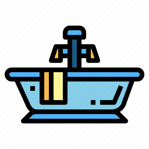 Bathroom, bathtub, clean, washing icon - Download on Iconfinder