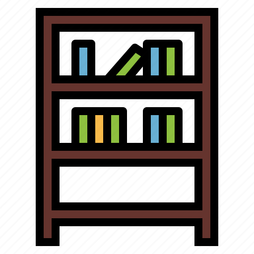 Book, bookcase, bookshelf, library icon - Download on Iconfinder