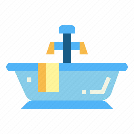 Bathroom, bathtub, clean, washing icon - Download on Iconfinder