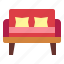 armchair, furniture, living, room, sofa 