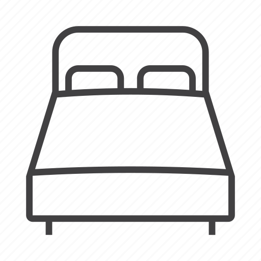 Bed, bedroom, double, furniture icon - Download on Iconfinder