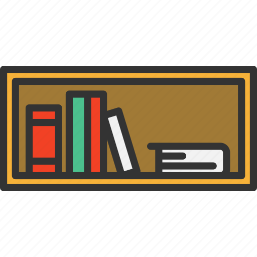 Book, bookshelf, rack, shelf icon - Download on Iconfinder
