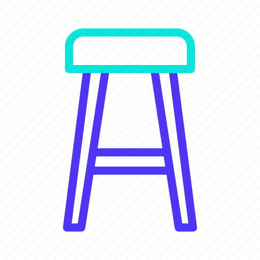 Chair, furniture, household, interior, office, seat, stool icon - Download on Iconfinder