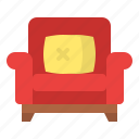 armchair, furniture, interior, pillows