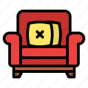 armchair, furniture, interior, pillows