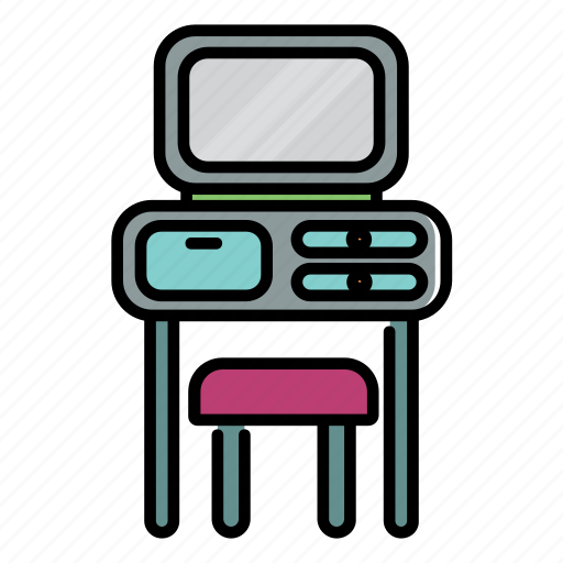 Mirror, table, household, furniture icon - Download on Iconfinder