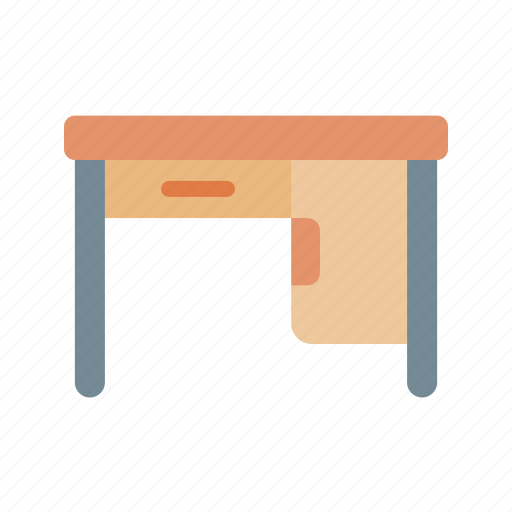 Desk, furniture, interior, table, decoration icon - Download on Iconfinder
