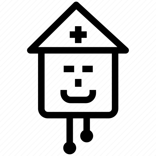 Furniture, house, building, happy, smile, emoticon icon - Download on Iconfinder