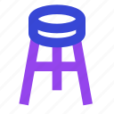 bar stool, chair, interior, seat, bar, furniture