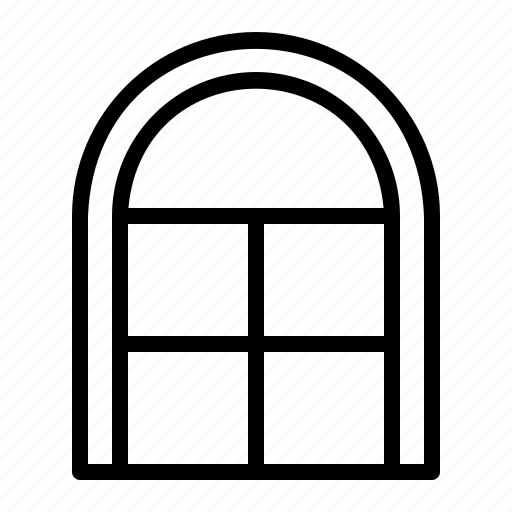 Window, curtains, furniture, and, household, construction, tools icon - Download on Iconfinder