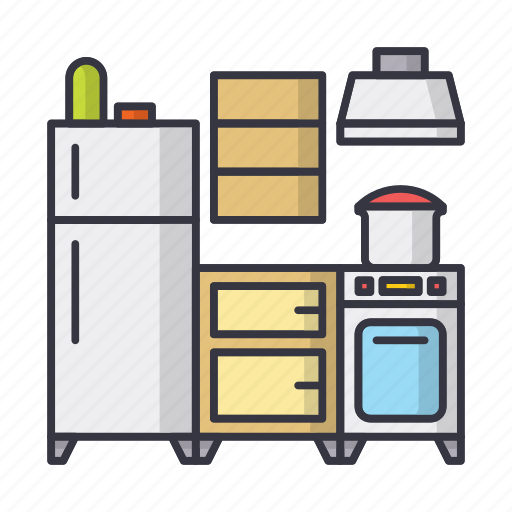 Cook, cooking, food, fridge, home, kitchen icon - Download on Iconfinder