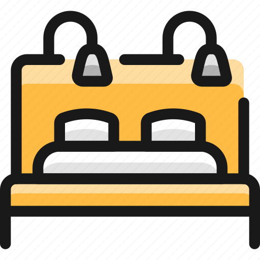 Bed, double icon - Download on Iconfinder on Iconfinder