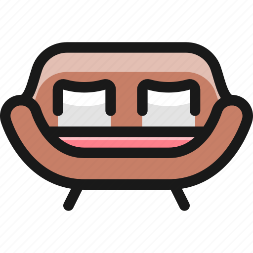 Sofa, double, modern icon - Download on Iconfinder