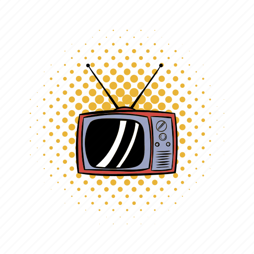 Comics, old, retro, screen, television, tv, video icon - Download on Iconfinder