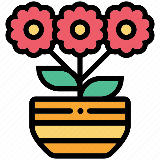 Decor, flower, interior, plant, pot icon - Download on Iconfinder