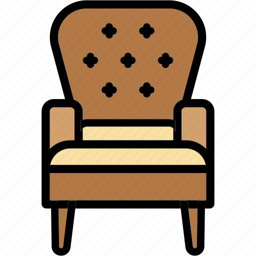 Armchair, chair, furniture, interior, sofa icon - Download on Iconfinder