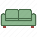 couch, furniture, household, sofa