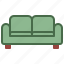 couch, furniture, household, sofa 