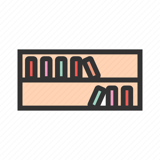 Book, books, bookshelf, knowledge, library, shelf, study icon - Download on Iconfinder
