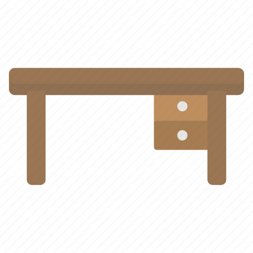 Furniture, interior, study, table icon - Download on Iconfinder