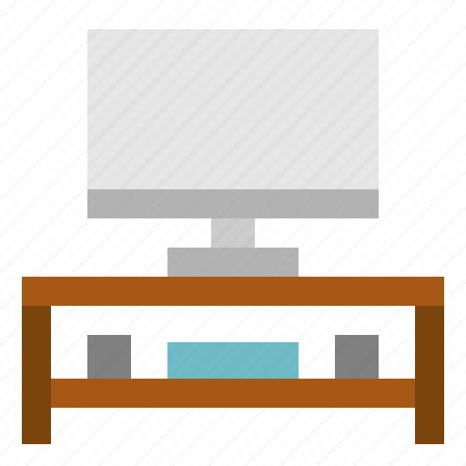 Furniture, movie, shelves, television, tv icon - Download on Iconfinder