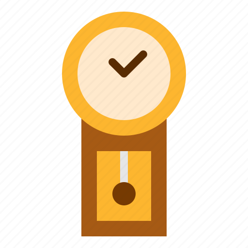 Clock, furniture, old, time, wall icon - Download on Iconfinder