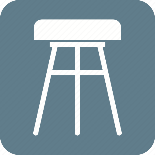Chair, furniture, object, seat, stool, wood, wooden icon - Download on Iconfinder